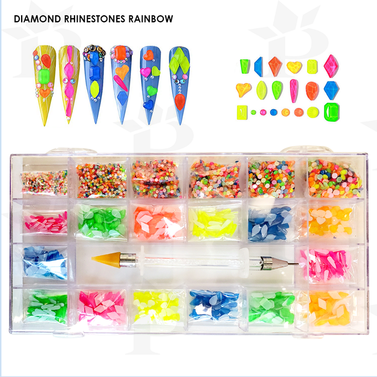 Wavegel Rhinestone Kit Box Rainbow