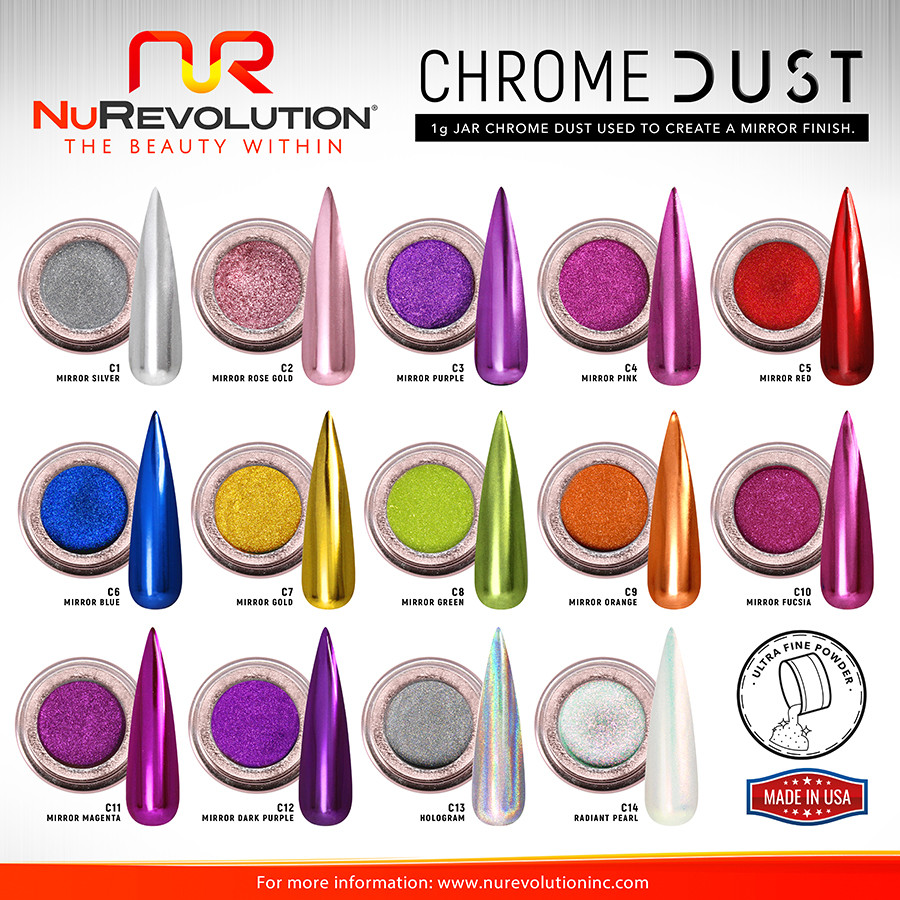 NR Chrome Dust - #14 Radiant Pearl | Princess Nail Supply