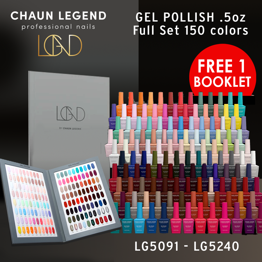 LGND Gel Polish .5oz Full Set #LG5091 - #LG5240 = 150 colors x