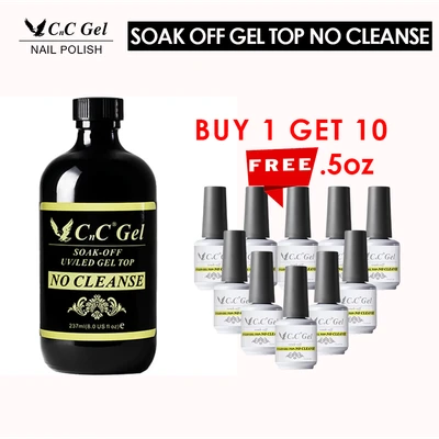 3S Soak-Off UV/LED Gel .5oz - Super Glossy (Top No Cleanse)