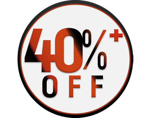 40% discount