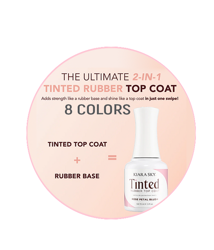 Tinted Rubber Top Coat Collection