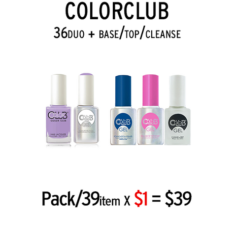 Color Club Prepacked/ 39 Items x $1 (Clearance)