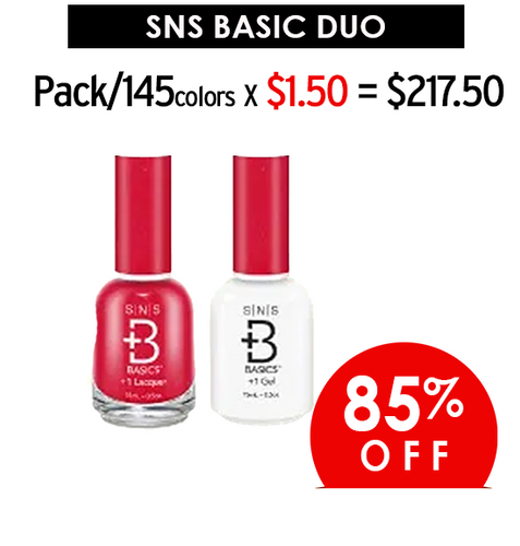 SNS Basic Duo Prepacked/ 145 colors x $1.50 (Final Sale)