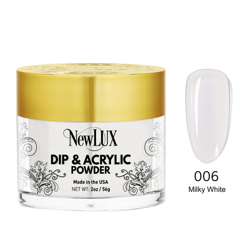 NewLux Dip & Acrylic 2oz  - #006 Milky White