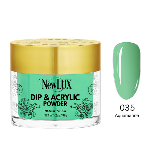 NewLux Dip & Acrylic 2oz  - #035 Aquamarine