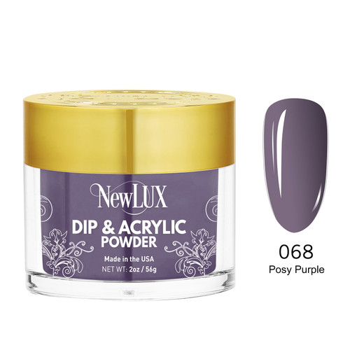 NewLux Dip & Acrylic 2oz  - #068 Posy Purple