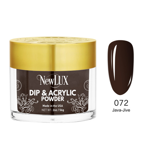 NewLux Dip & Acrylic 2oz  - #072 Java Jive