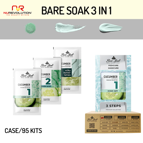 NR Bare Soak 3in1 Cucumber Case/95kits NR Bare Soak 3in1 Cucumber Case/95kits
