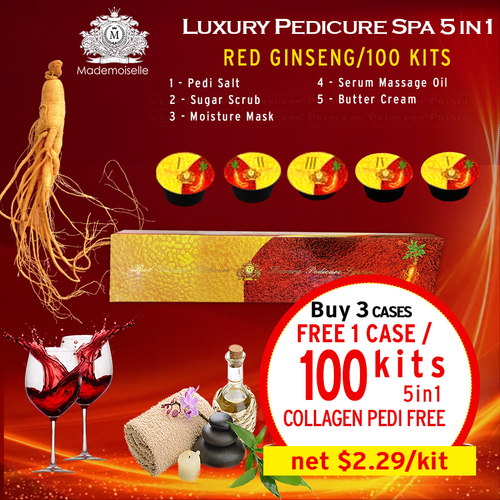 Mademoiselle  Red Ginseng Pedicure 5in1