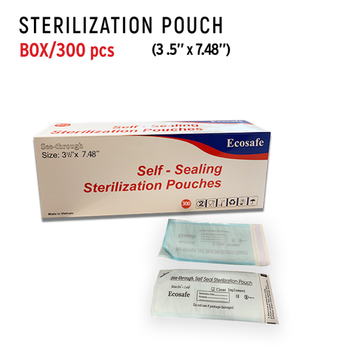 Sterilization Pouch 3.55 in x 7.48 in Box/200pcs
