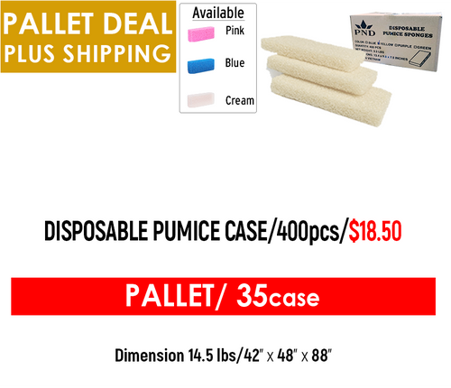 Pallet Deals PND Pumice Case/400pcs x $18.50