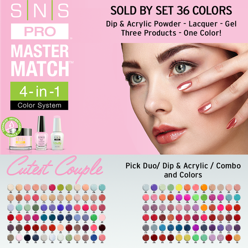 4in1 SNS Pro Cutest Couple Set 36 colors, Options
