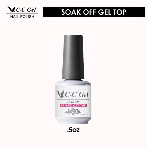 CnC Soak-Off Gel Regular Top .5 oz