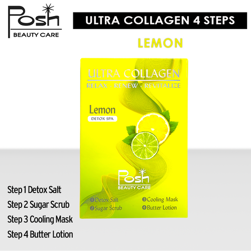 Posh Ultra Collagen 4 Steps. Case/50 kits x $1.20 - Lemon