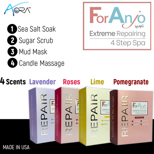 Aora For Anjo Extreme Repairing 4 Step Spa Case/50 kit x $3.12