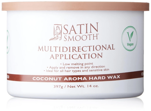 Satin Smooth Hard Wax 14oz - 61951 - Coconut Aroma