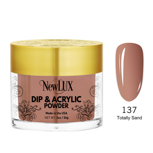NewLux Dip & Acrylic 2oz  - #137 Totally Sand