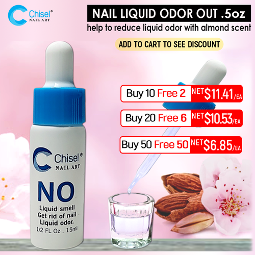 Chisel Nail Liquid Odor Out - No Liquid Smell .5oz
