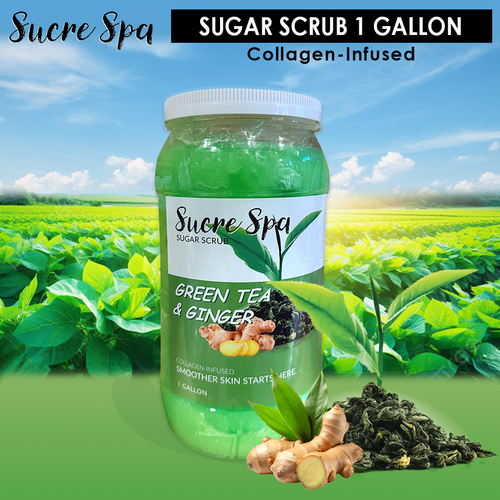 Sucre - Sugar Scrub 1 Gal - Green Tea & Ginger