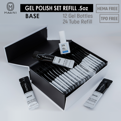 Mahni - Gel Hema-TPO Free #Base Gel Polish Set (Net $2.09/.5oz)