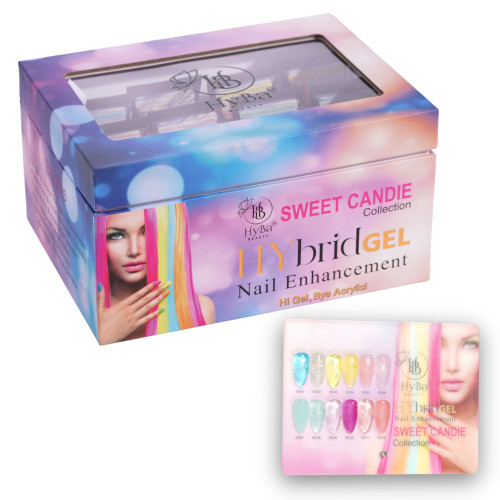 Hyba - Hybrid Gel Kit/12 colors #9 Sweet Candie