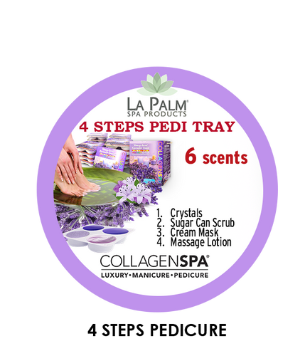 LaPalm Collagen 4 Step Pedi Tray