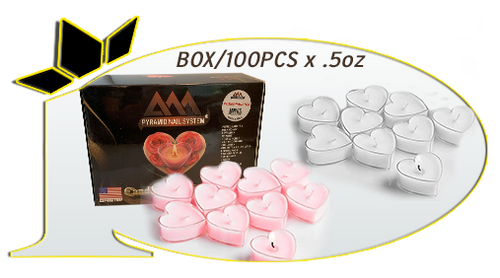 Massage Candle .5oz Tealights Box/100pcs