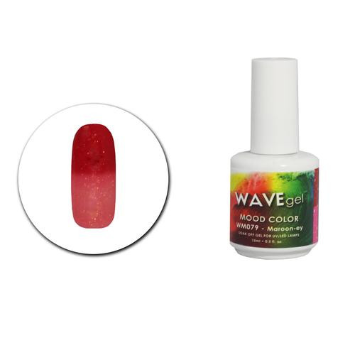 WaveGel Mood Color - WM079 Maroon-ey .5 oz