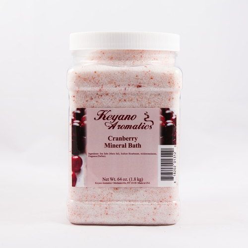 Keyano Aromatics - Cranberry Mineral Bath 64oz (Final Sale)
