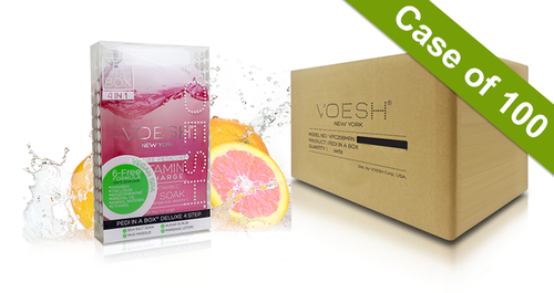 Voesh Case/50pks - Pedi 4 Step Deluxe - Vitamin Recharge (VPC208PGF) #24029