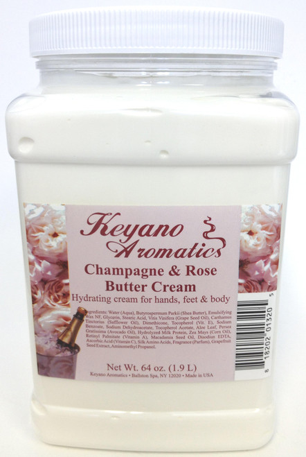 Keyano Aromatics - Champagne & Rose Butter Cream 64oz (Final Sale)