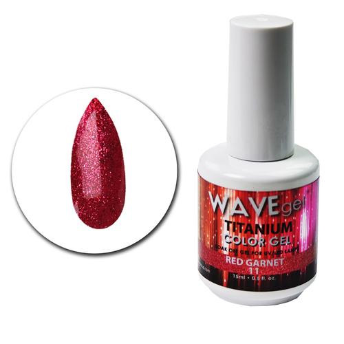 WaveGel Titanium Color Gel - #11 Red Garnet .5 oz