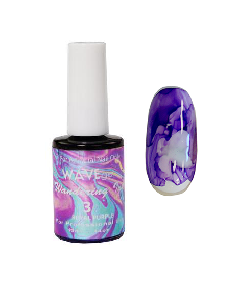 WaveGel Wandering Ink (Marble Ink) - #3 Royal Purple .44 oz