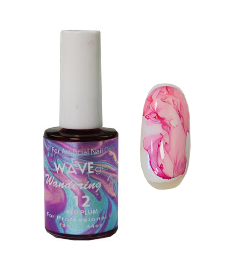 WaveGel Wandering Ink (Marble Ink) - #12 Red Plum