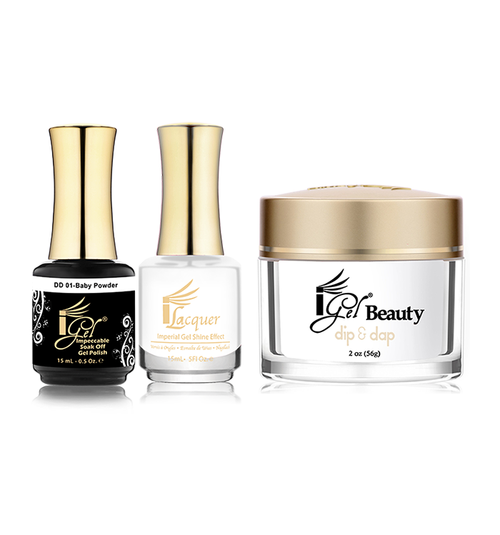 iGel Combo (Duo+DIP) - DD01 BABY POWDER