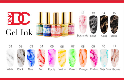 DND DC Gel Ink #01-#15=15 Colors x $4.58