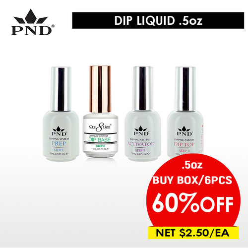 PND Dip Liquid .5oz. Options below 