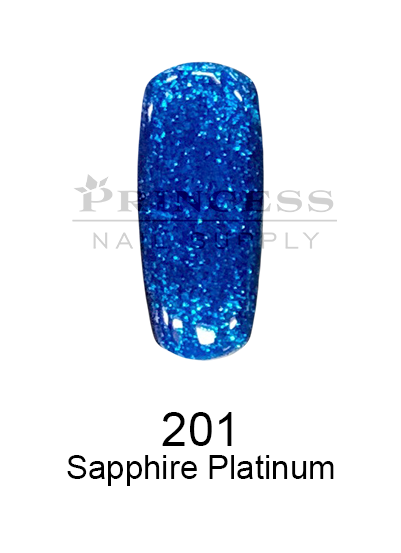 DC Platinum Gel - 201 Sapphire Platinum .6 oz
