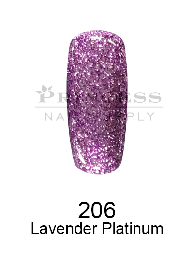DC Platinum Gel - 206 Lavender Platinum .6 oz