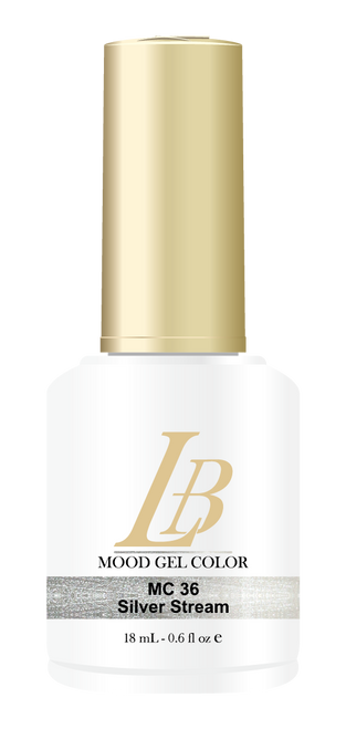 LB Mood Gel Color - #MC36 Silver Stream .6 oz