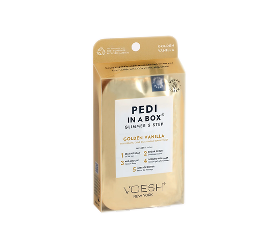 Voesh - Pedi 5 Step Glimmer - Golden (VPC507GLD) #21370