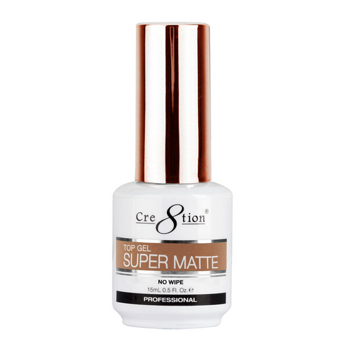 Cre8tion Top Gel Super Matte No-Wipe .5 oz