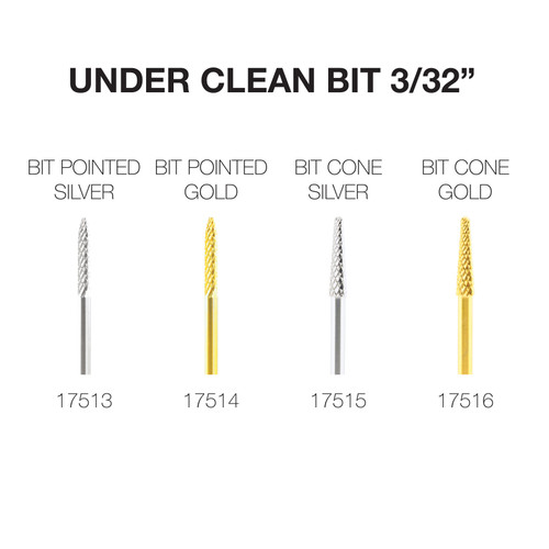 PND/Cre8tion Carbide Bit - Under Clean 3/32" (Pointed or Cone)