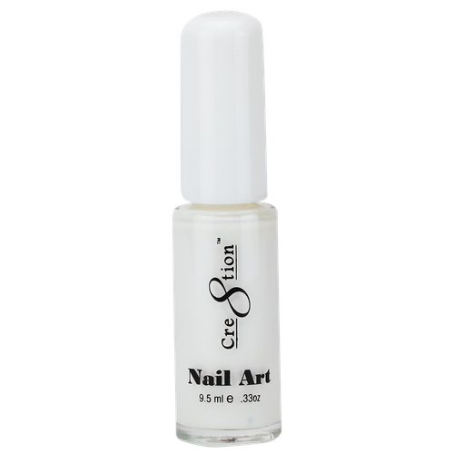 Cre8tion Nail Art Lacquer - Thin Detailer  - 02 White .225 oz