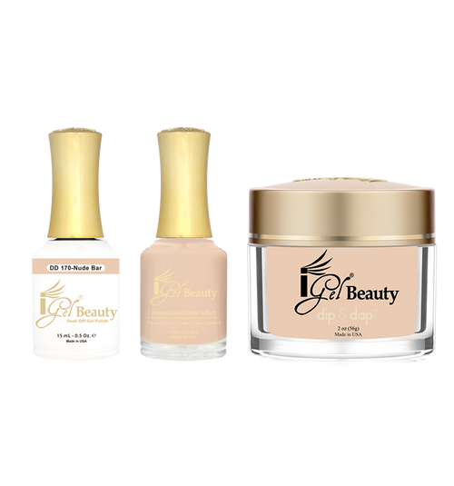 iGel Combo (Duo+DIP) - DD170 Nude Bar