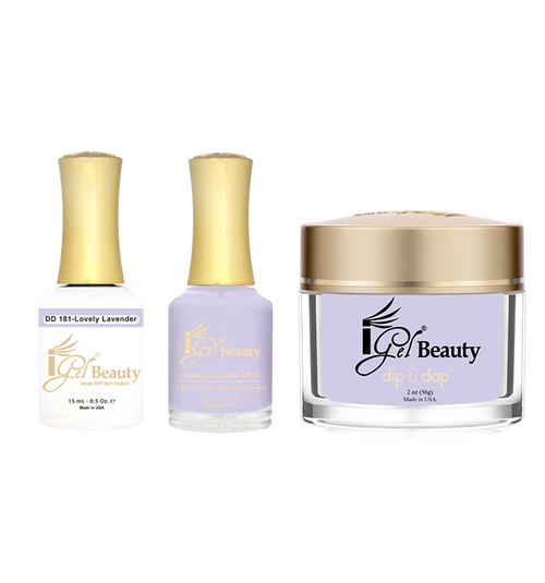 iGel Combo (Duo+DIP) - DD181 Lovely Lavender