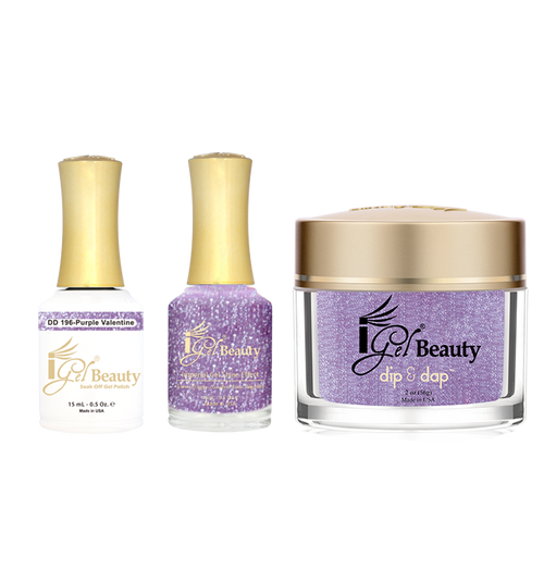 iGel Combo (Duo+DIP) - DD196 Purple Valetine