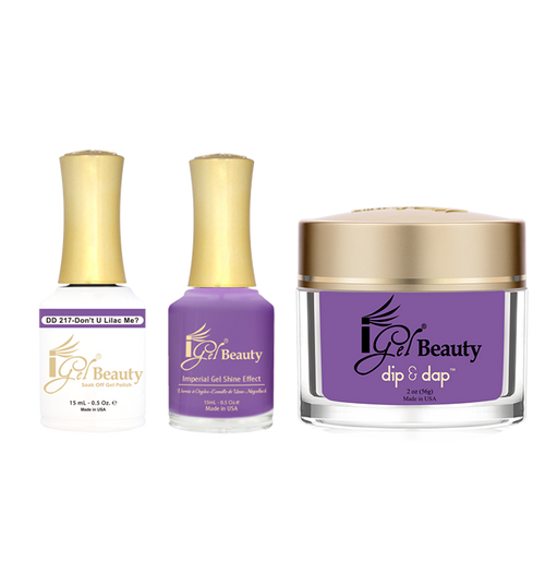 iGel Combo (Duo+DIP) - DD217 Don't U Lilac Me?