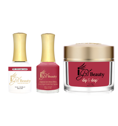 iGel Combo (Duo+DIP) - DD234 Lips Lock